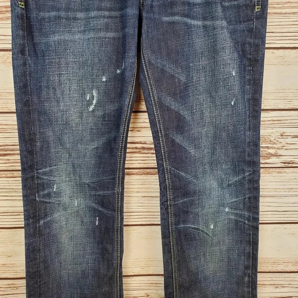 Affliction Los Angeles Men's 32x31 Ace Slim Straight Leg Distressed Jeans - Picture 3 of 12